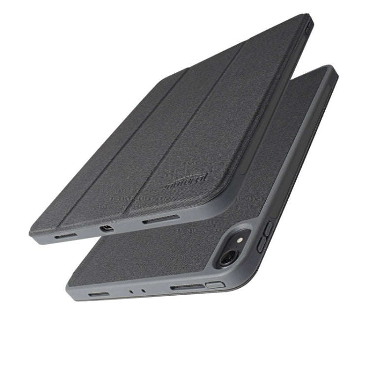 Mutural Exquisite Series Cloth Texture PU+TPU Leather Case for iPad Pro 12.9 inch (2018), with 3-...