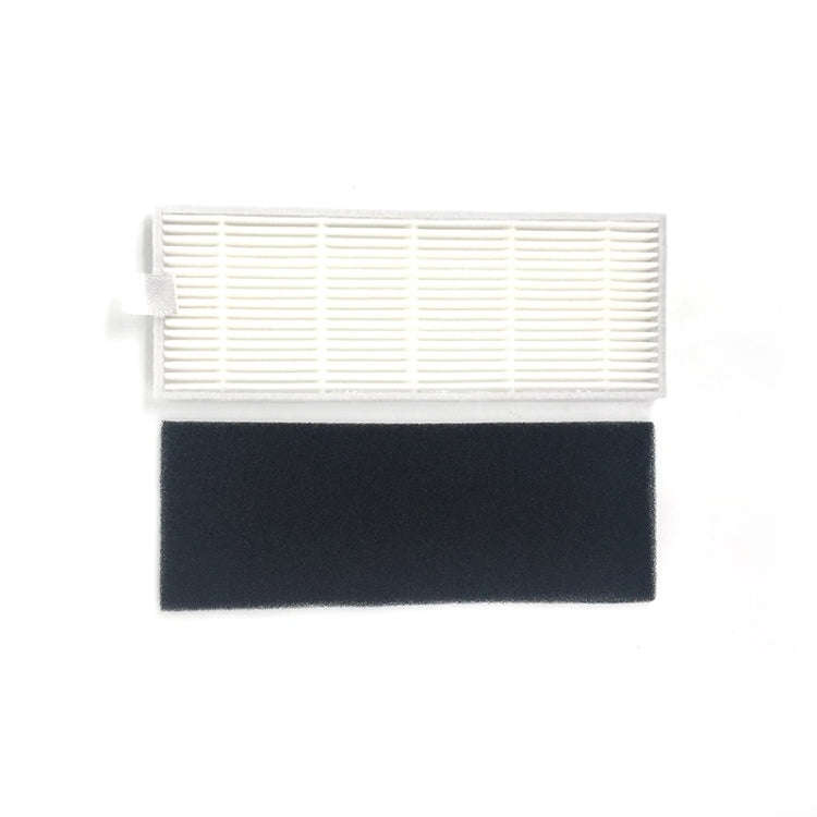 XI221 2 Pairs K614 Side Brushes + I205 Initial Effect Filter + 2 PCS I207 Filters Set for ILIFE A...