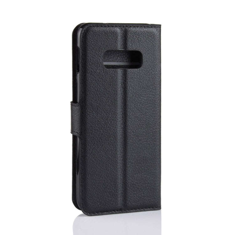 Litchi Texture Horizontal Flip Leather Case For Galaxy S10e, Galaxy S10e(Black)