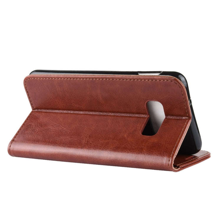 R64 Texture Horizontal Flip Leather Case For Galaxy S10e , For Galaxy S10e