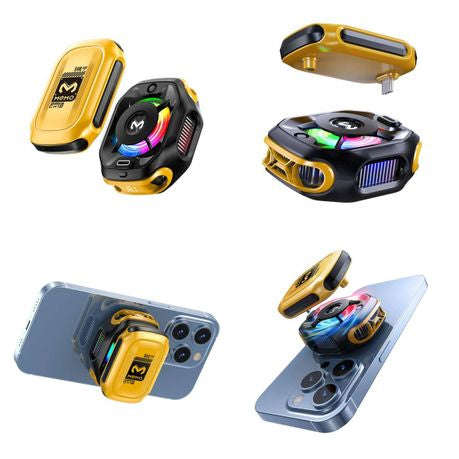 MEMO CX12 Mobile Phone Cooler Fan with Magnetic Clip & Detachable Battery