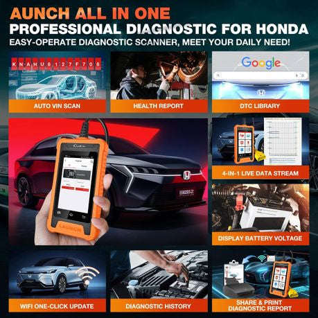 Launch Elite for Honda Full Systems Bi-Directional Diagnostic Scan Tool