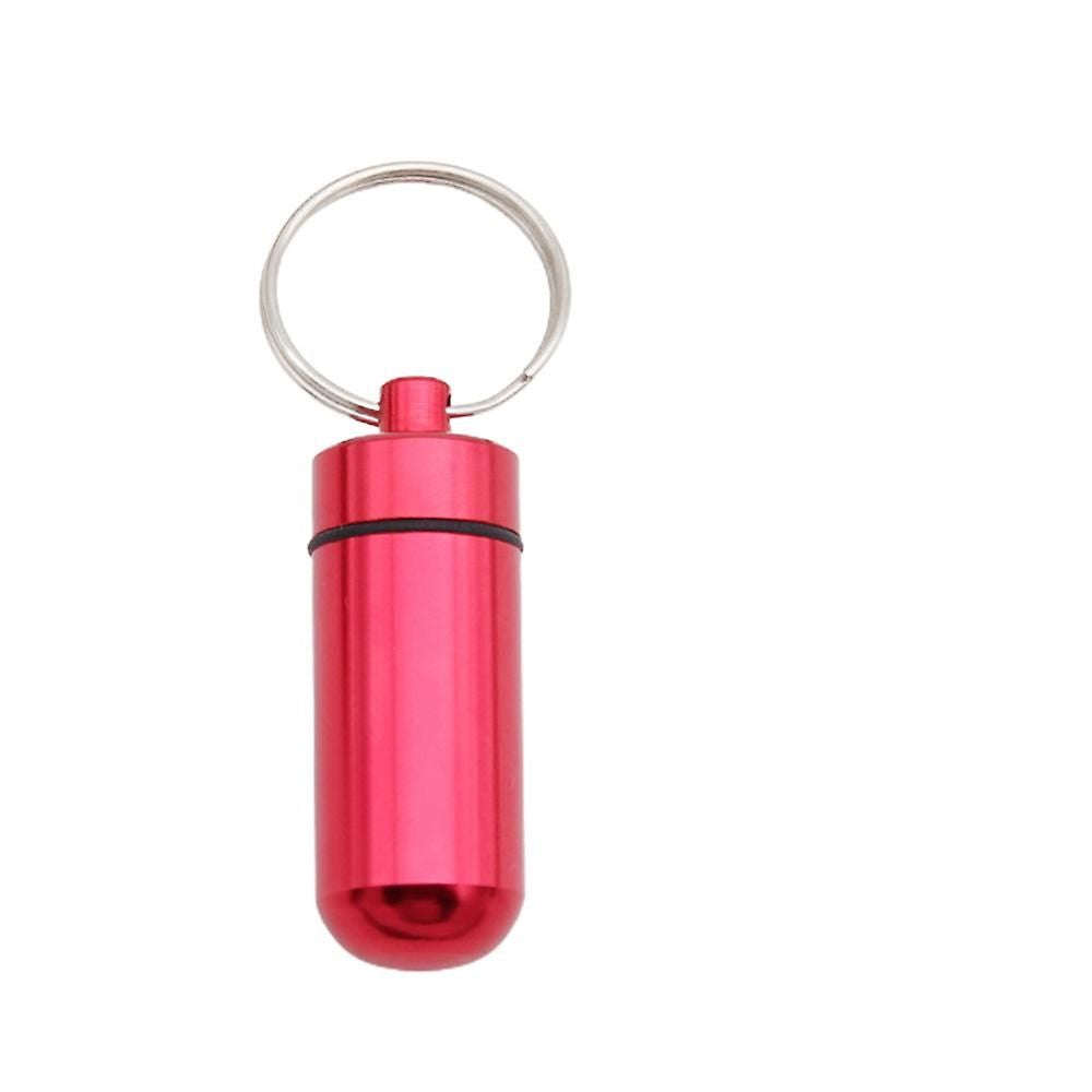 Mihuis Waterproof Aluminum Keychain Pill Box