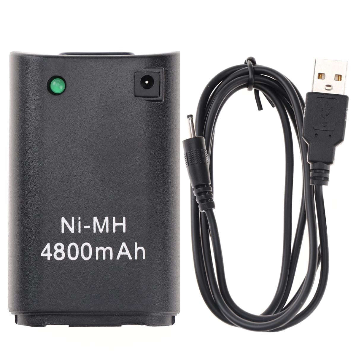 Replacement 4800mAh Rechargeable Battery Pack Xbox 360 Wireless Controller