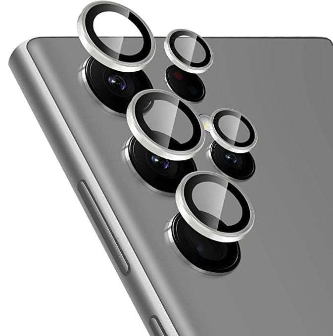 9H Camera Lens Protector For Samsung S23 ULTRA - Silver