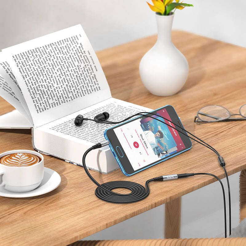 Hoco UPA20 3.5mm Nylon Braided Audio Extension Cable 2m