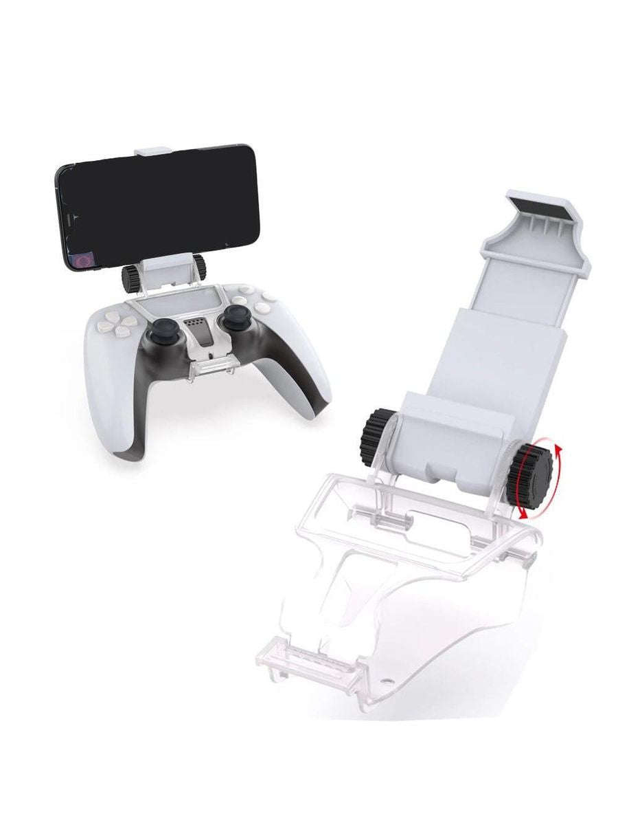 Techme Mobile Phone Mount Holder for Playstation 5 PS5 Game Controller
