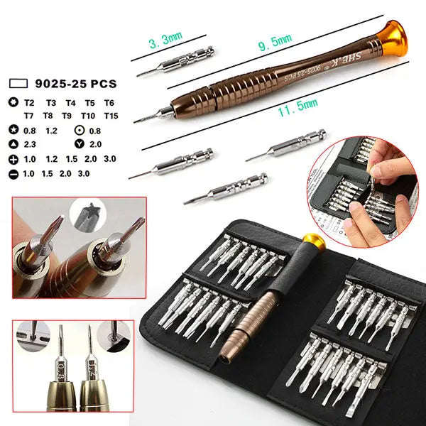 25-in-1 Multi-purpose Precision Screwdriver Set