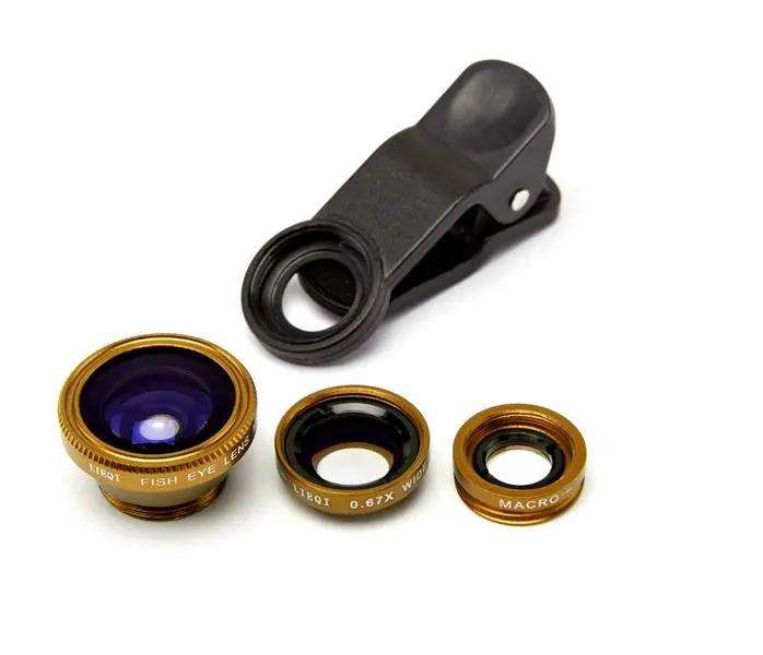 Universal 3-in-1 Cell Phone Camera Lens Kit