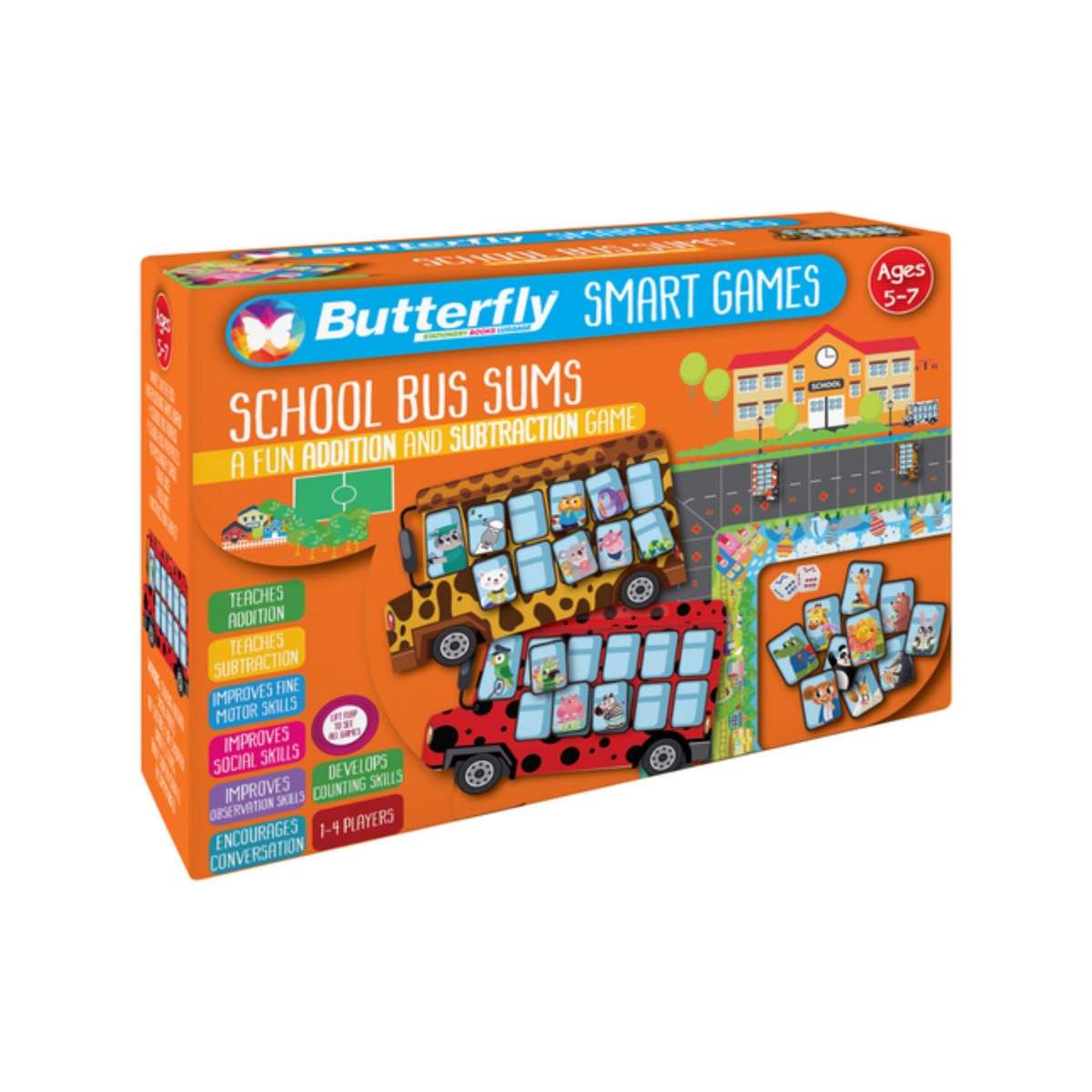 Butterfly Smart Games School Bus Sums