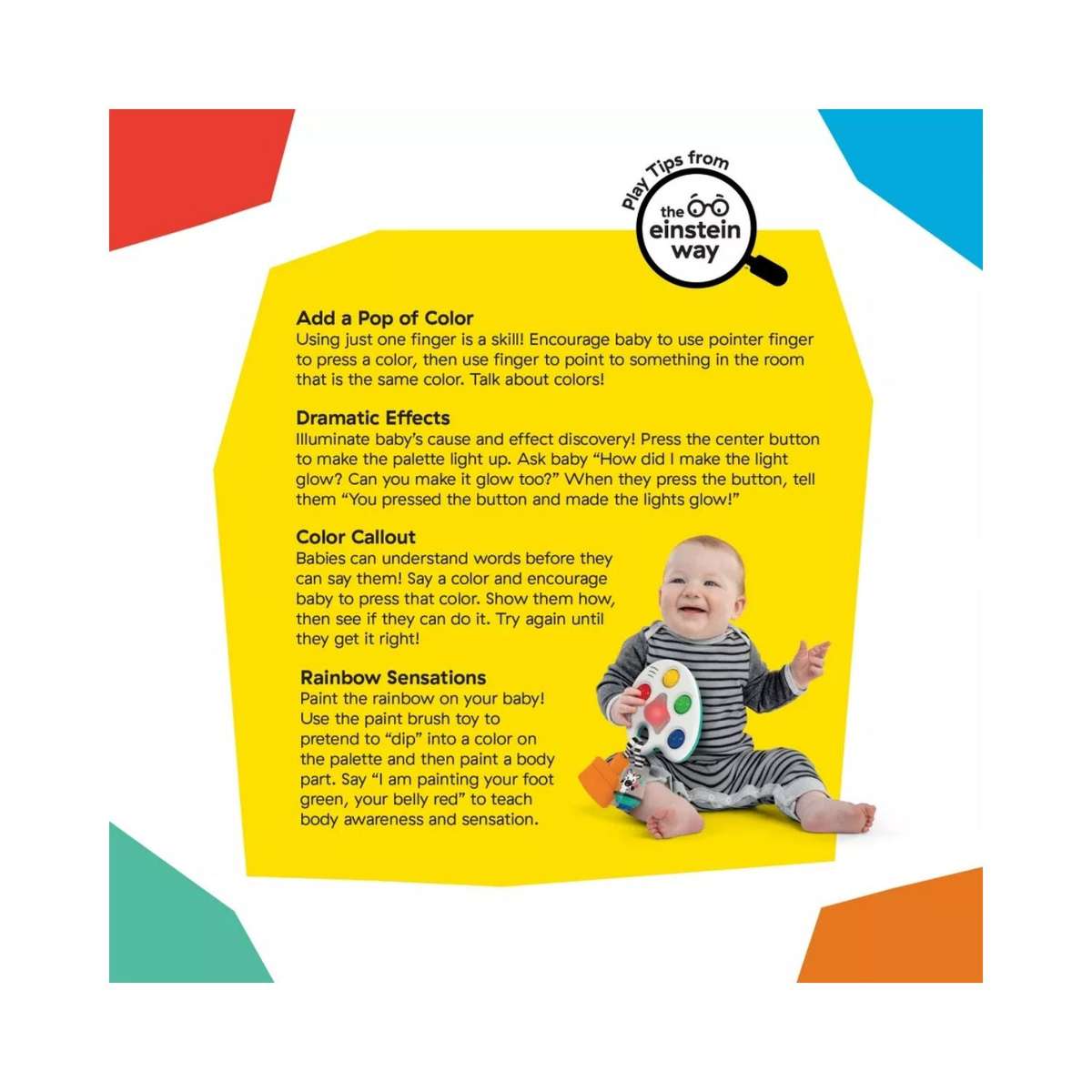 Baby Einstein Colour Palette Popper Sensory Toy