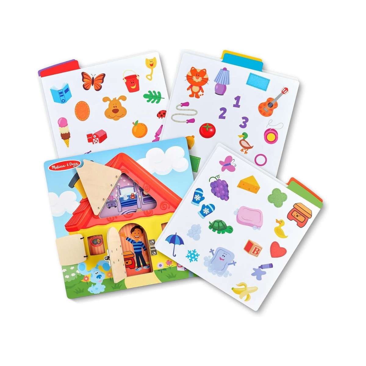 Melissa & Doug Blues Clues Wooden Lift-the-Flap Activity Board