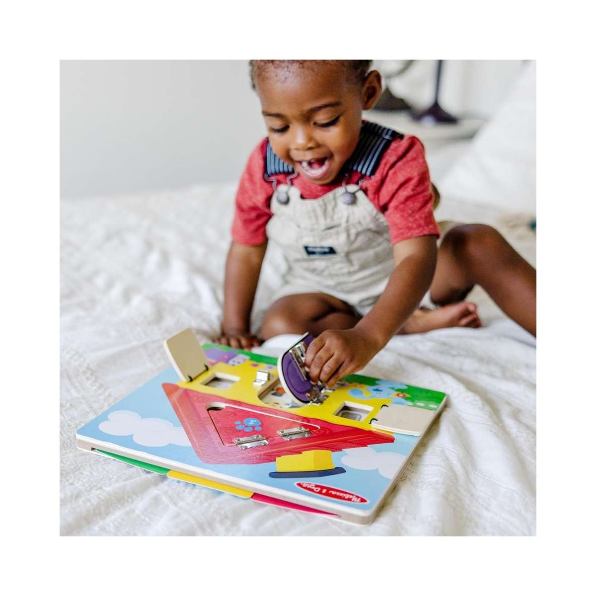 Melissa & Doug Blues Clues Wooden Lift-the-Flap Activity Board