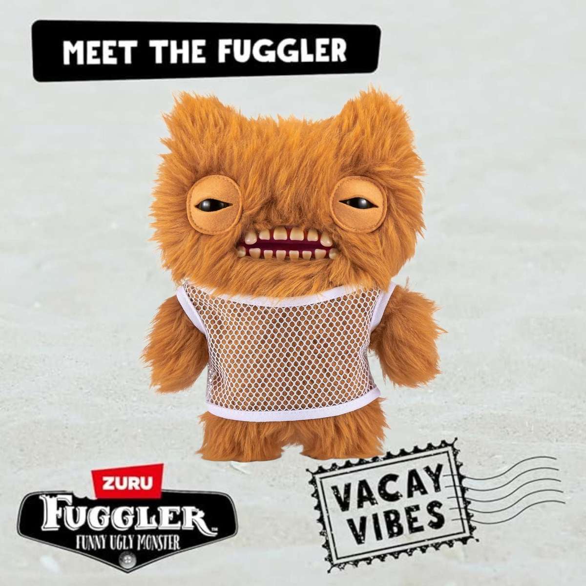 Fuggler Vacay Vibes by ZURU, Funny Ugly Monster - Munch Munch - Ginger