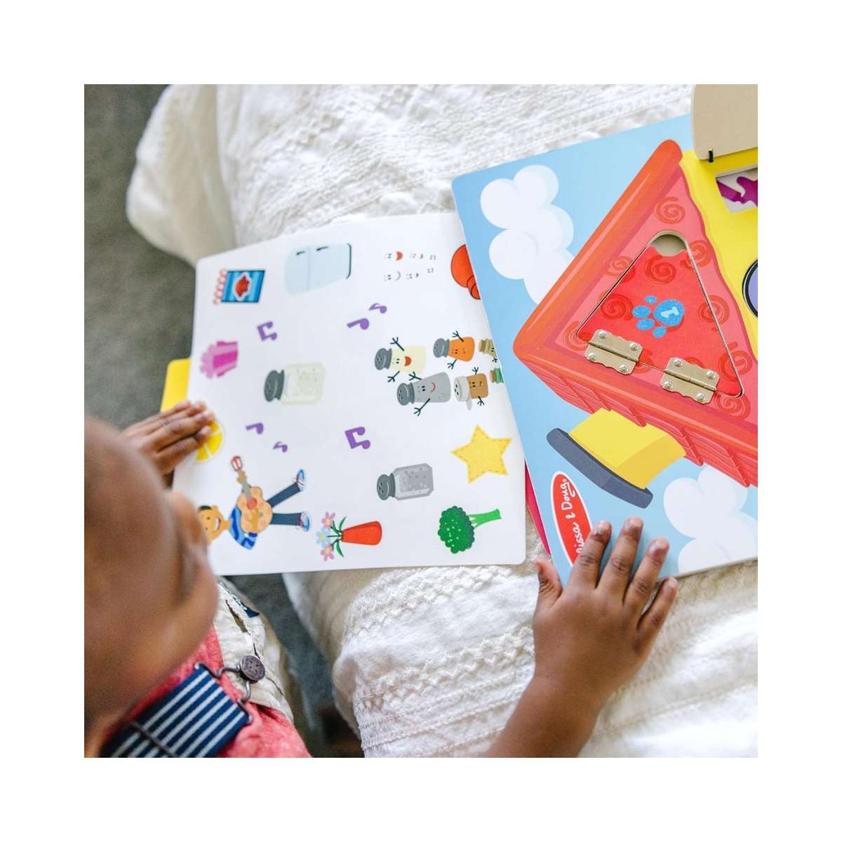 Melissa & Doug Blues Clues Wooden Lift-the-Flap Activity Board