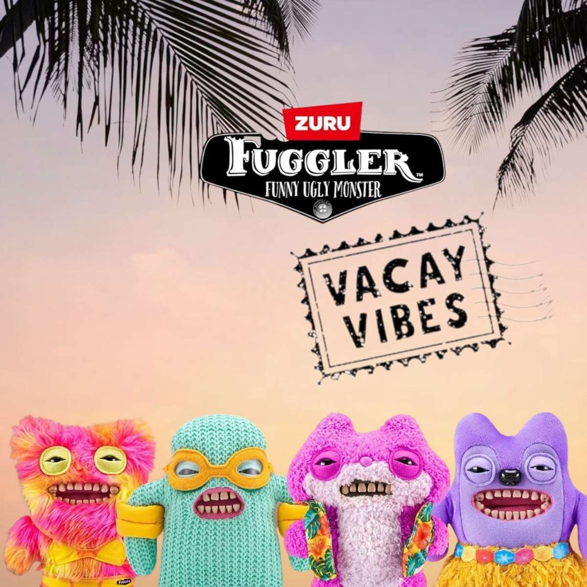 Fuggler Vacay Vibes by ZURU, Funny Ugly Monster - Munch Munch - Ginger