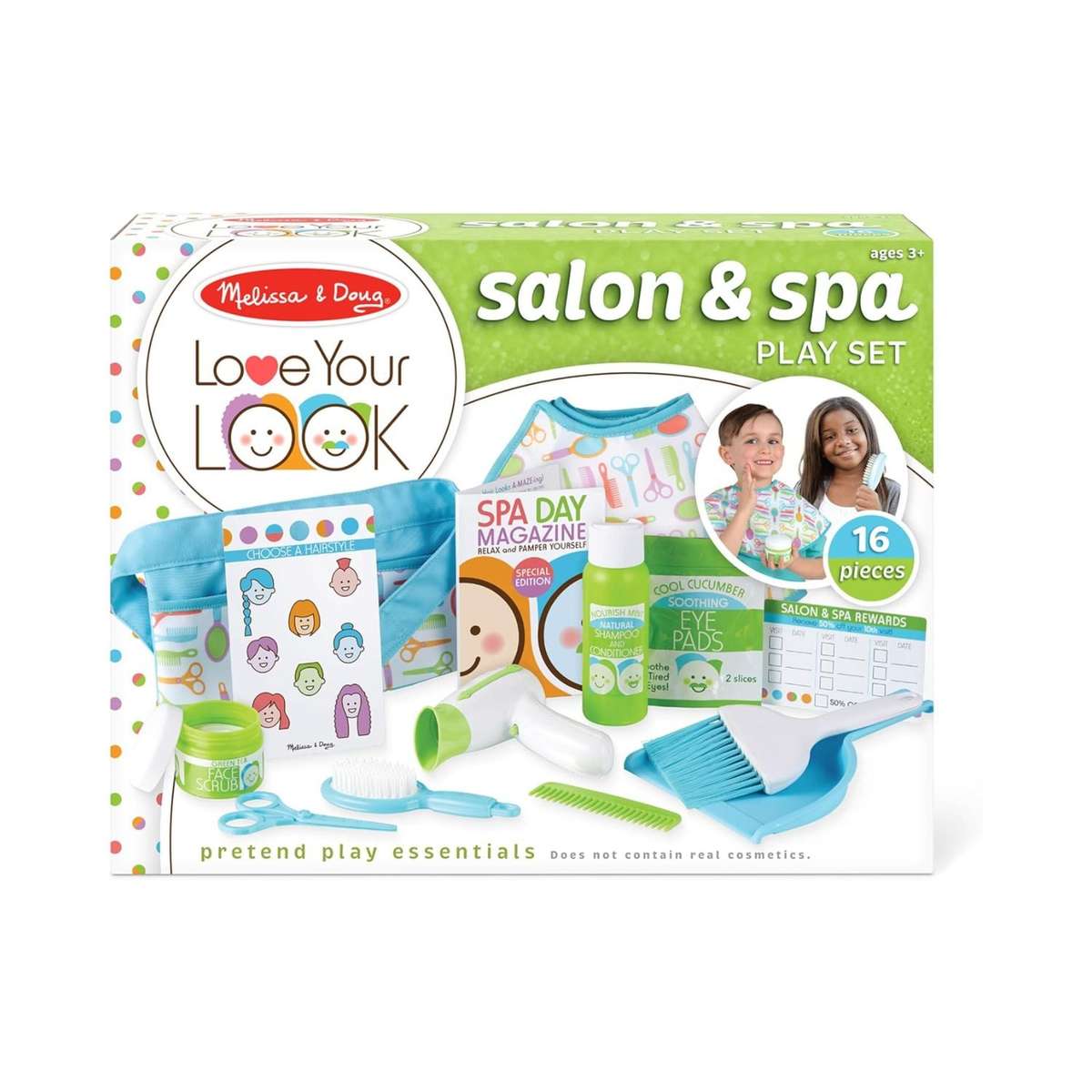 Melissa & Doug LOVE YOUR LOOK!  Salon & Spa Play Set