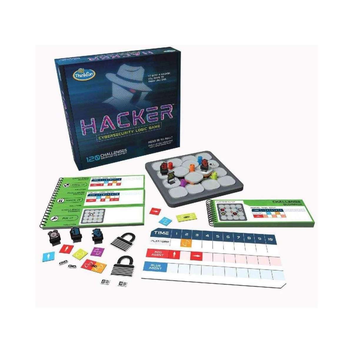 ThinkFun Hacker - Cybersecurity Coding & STEM Strategy Game