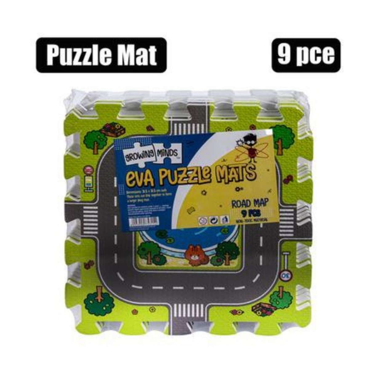 EVA Road Map Mats - 9 Blocks (31.5cm x 31.5cm)