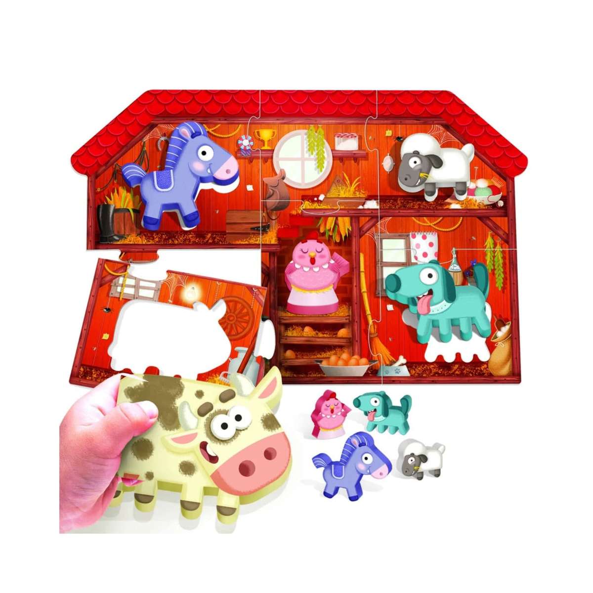 Headu Montessori First Puzzle the Farm