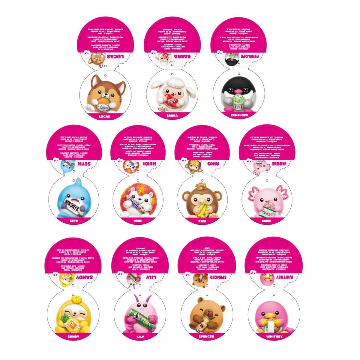 ZURU 36cm SNACKLES-PLUSH -SERIES 2 - Monkey and Dole Banana