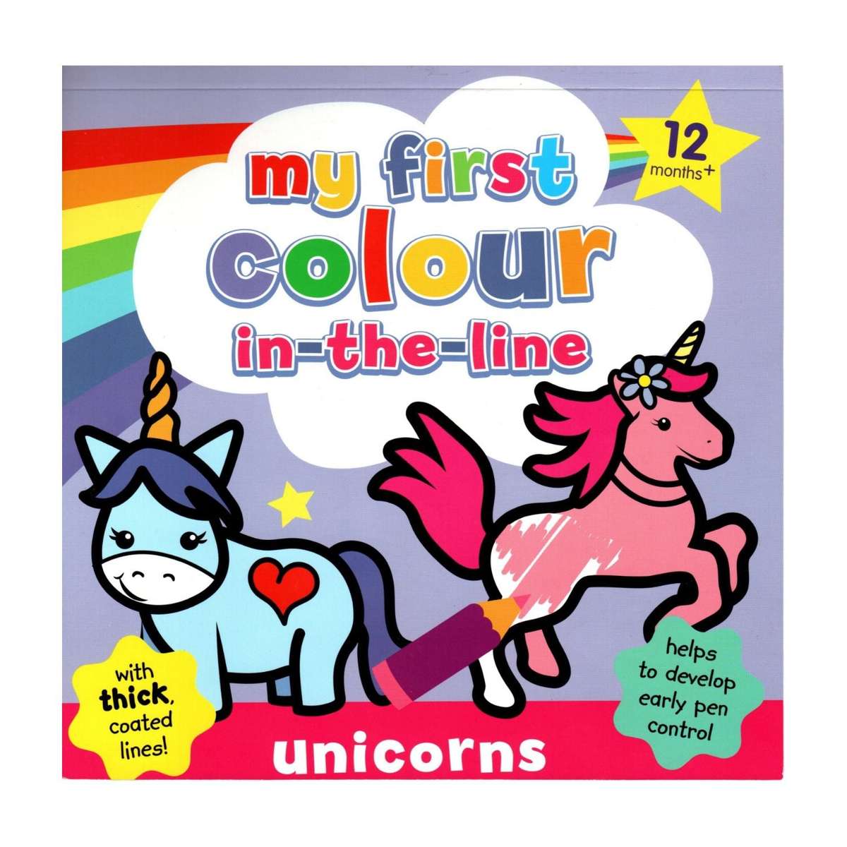 My First Colour In-The_line book - Unicorns