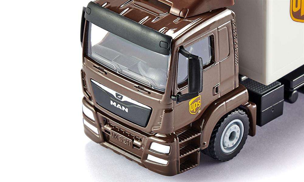 Siku UPS MAN Truck With Box Body And Tail Lift Scale 1:50