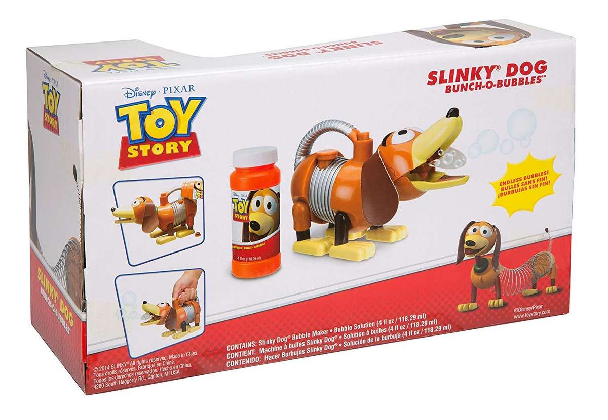 Disney Pixar Toy Story Slinky Dog Bunch-O-Bubbles