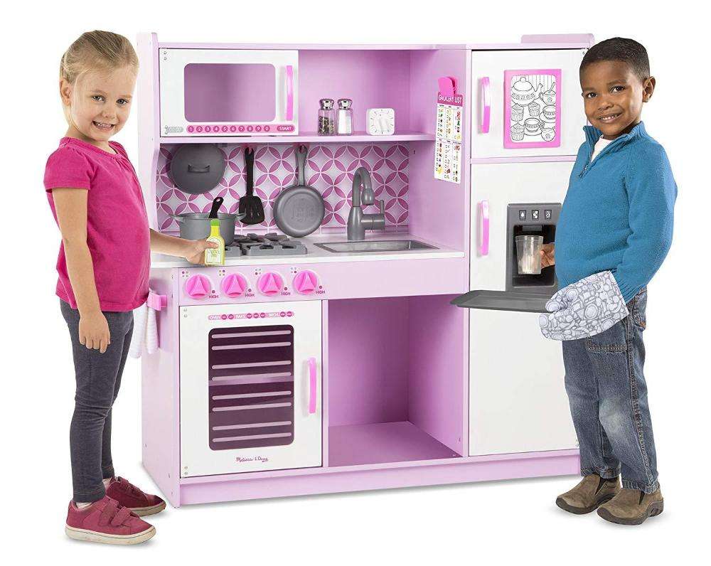 Melissa & Doug Pink Chef's Play Kitchen Cupcake