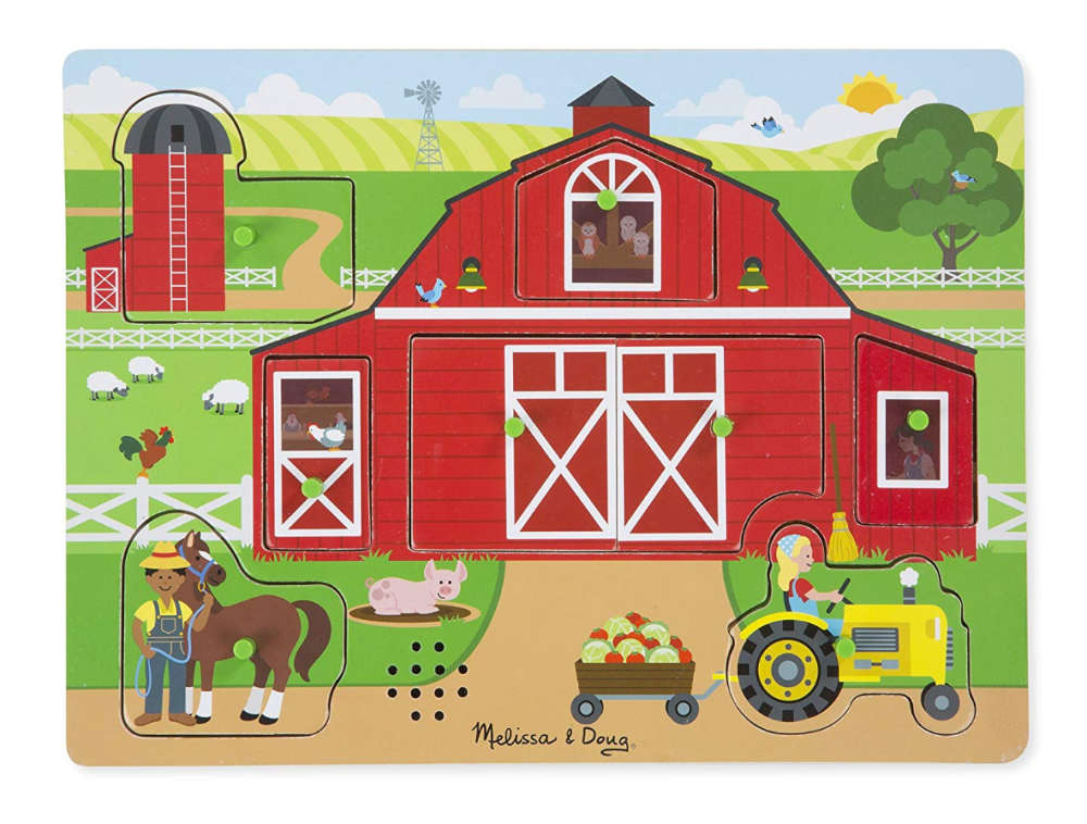 Melissa & Doug Around The Farm Sound Puzzle