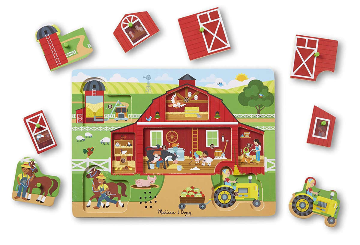 Melissa & Doug Around The Farm Sound Puzzle