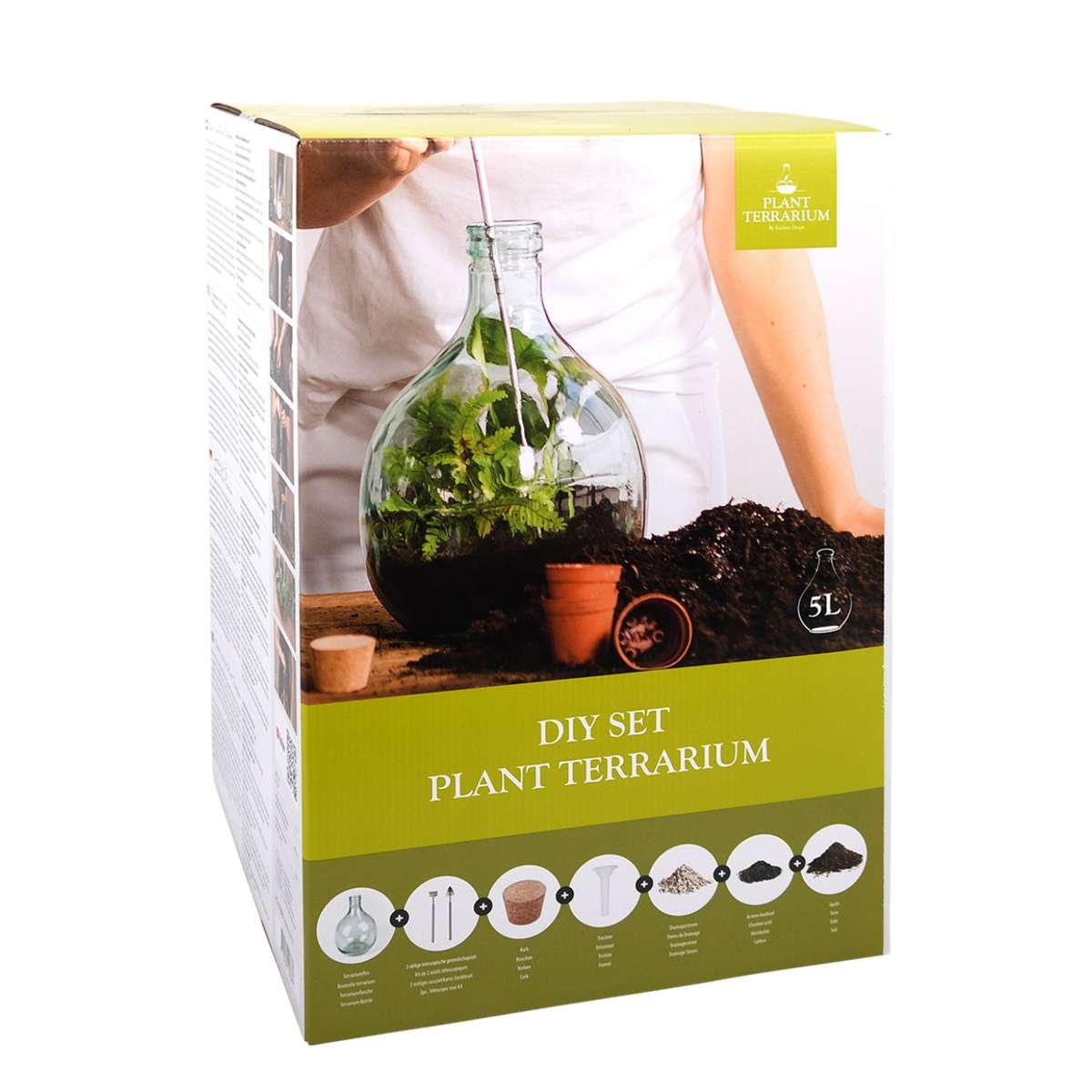Esschert - Terrarium Bottle 5L Set With Tools
