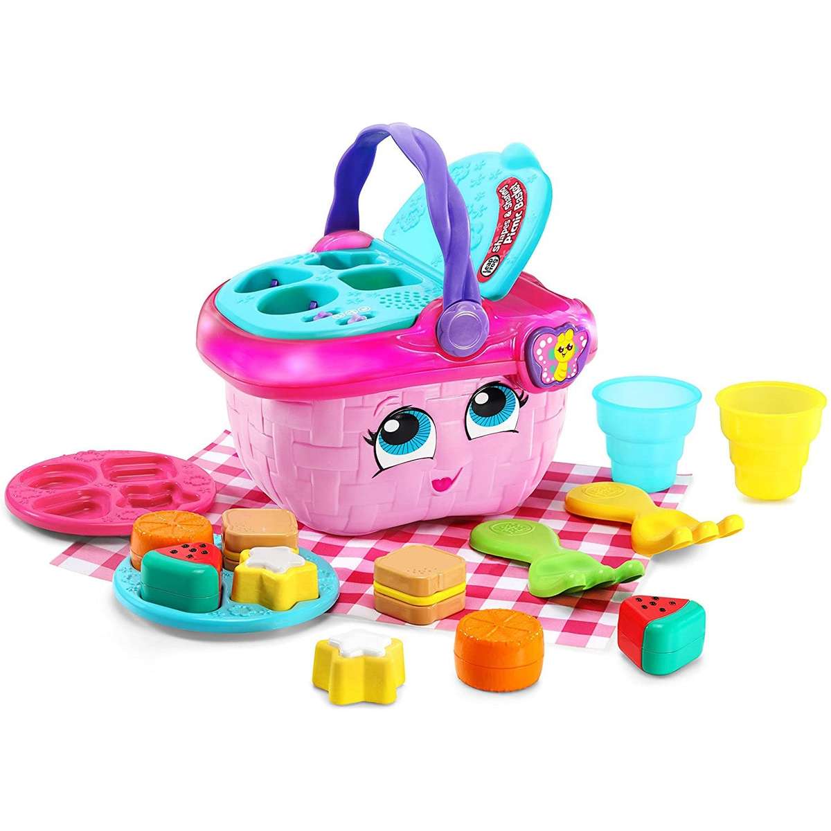 LeapFrog Shapes & Sharing Picnic Basket - Pink