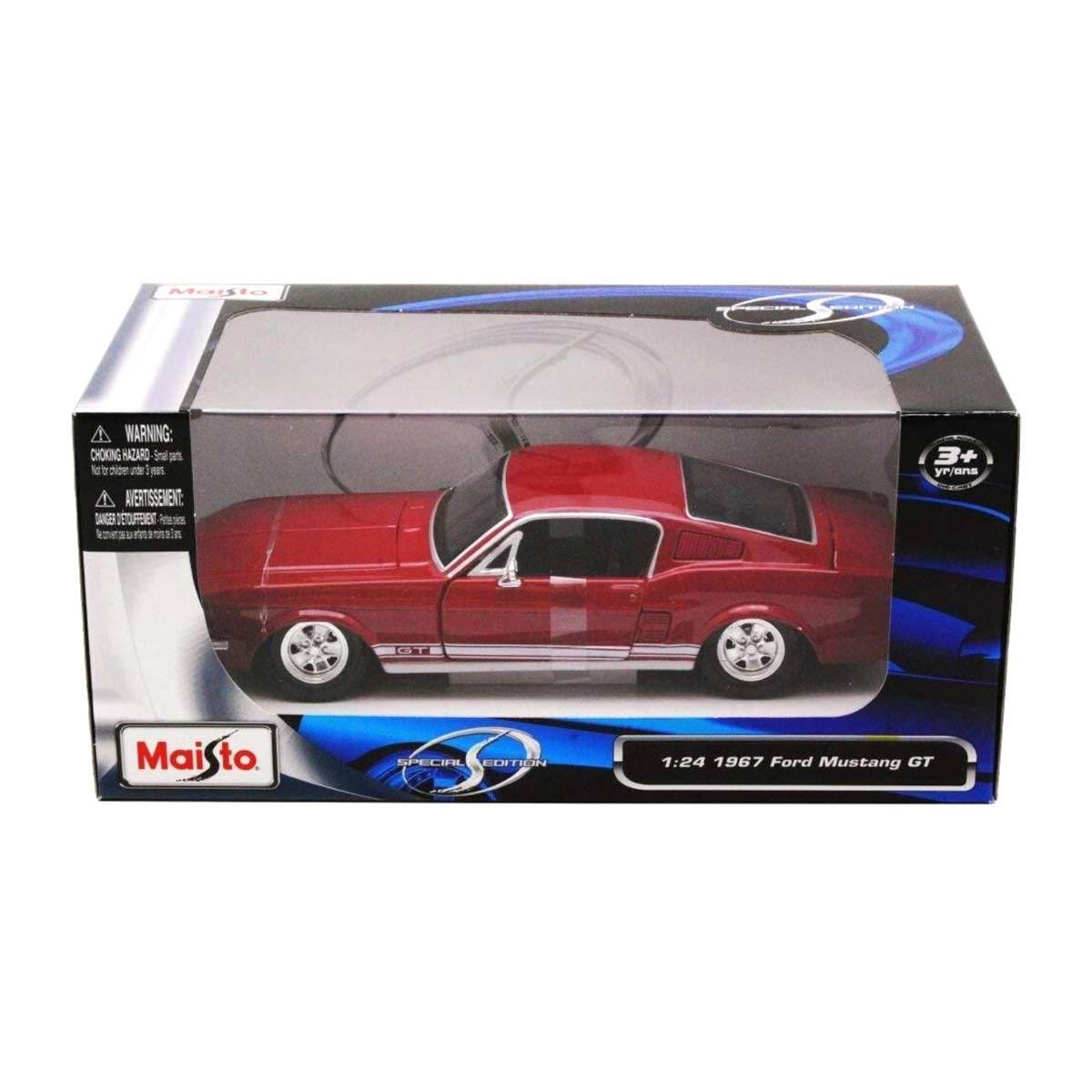 Maisto 1/24 Ford Mustang GT 1967 Red