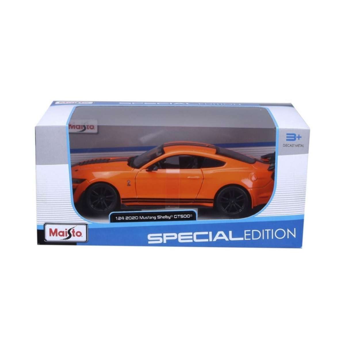 Maisto Ford Mustang Shelby GT500 2020 Orange 1:24 Scale Diecast Vehicle
