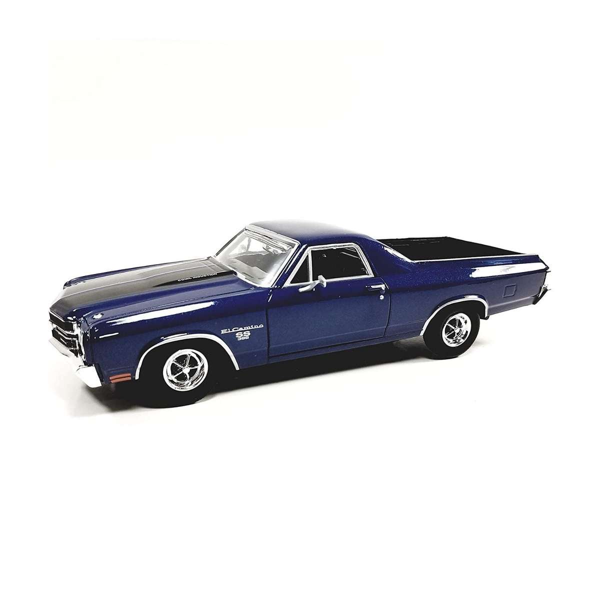 Motormax 1:24 Scale 1970 Chevy El Camino Blue Diecast Vehicle