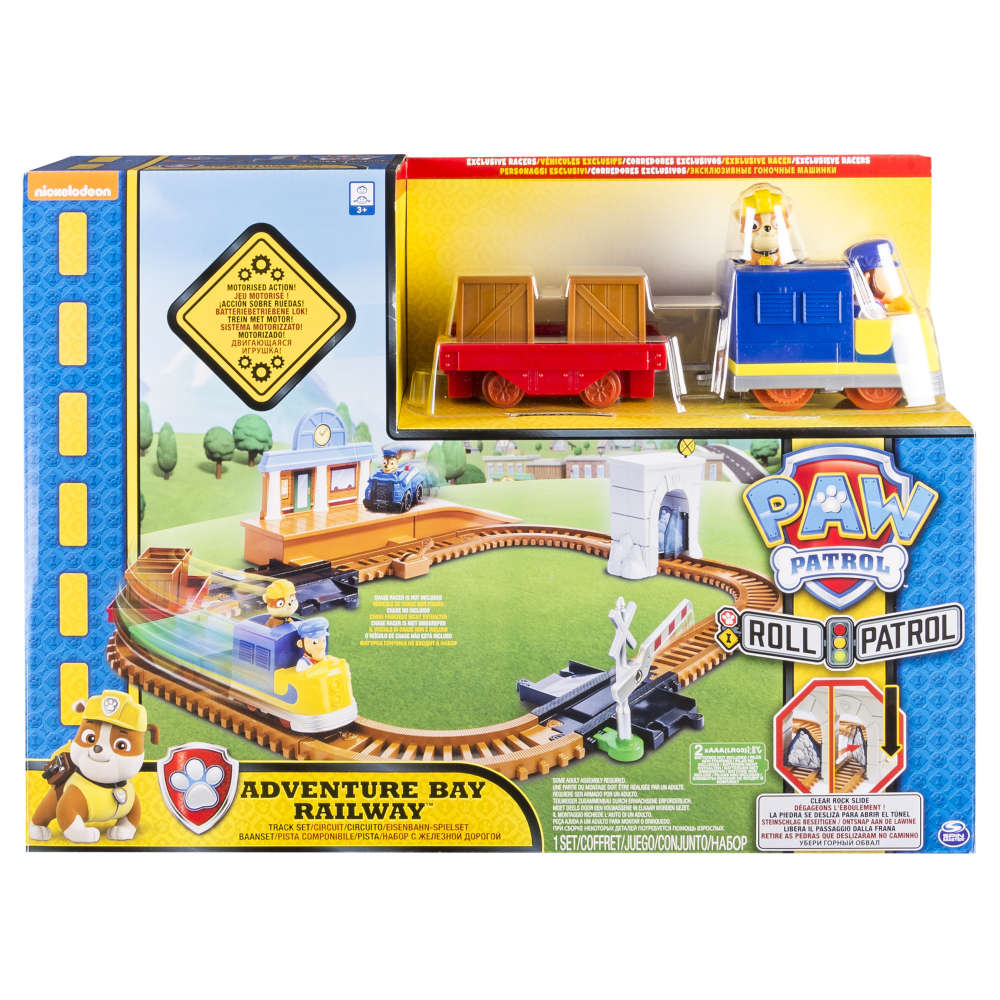Paw Patrol On a Roll Adventure Bay Railway Set