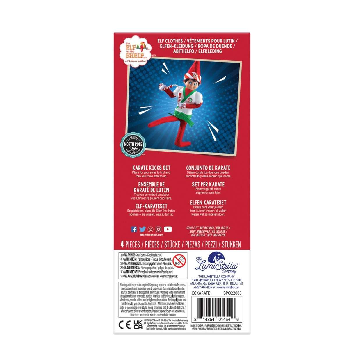 The Elf On A Shelf Claus Couture - Karate Kicks Set