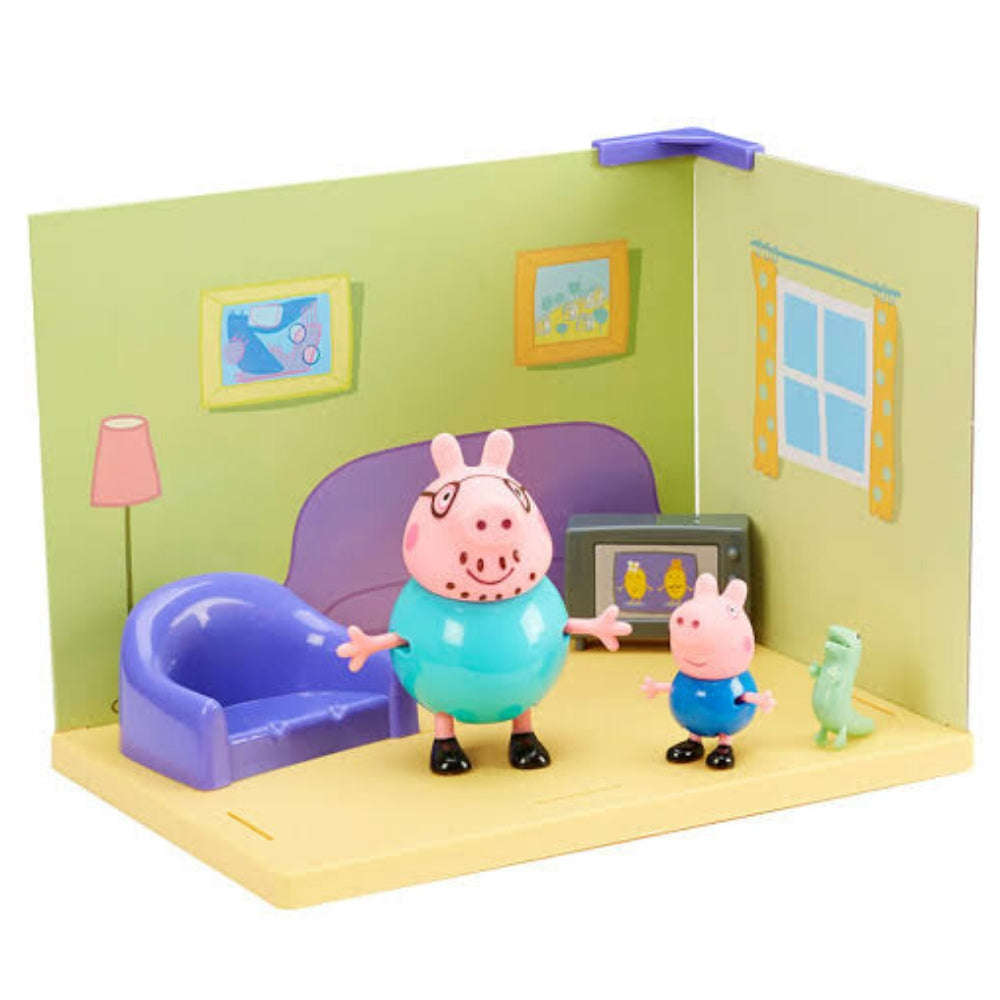 Peppa Pig Scene Backdrop - Living Room