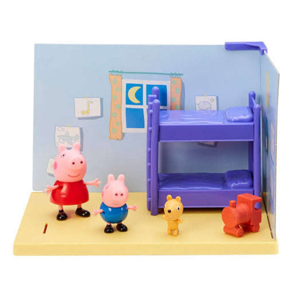 Peppa Pig Scene Backdrop - Bedroom