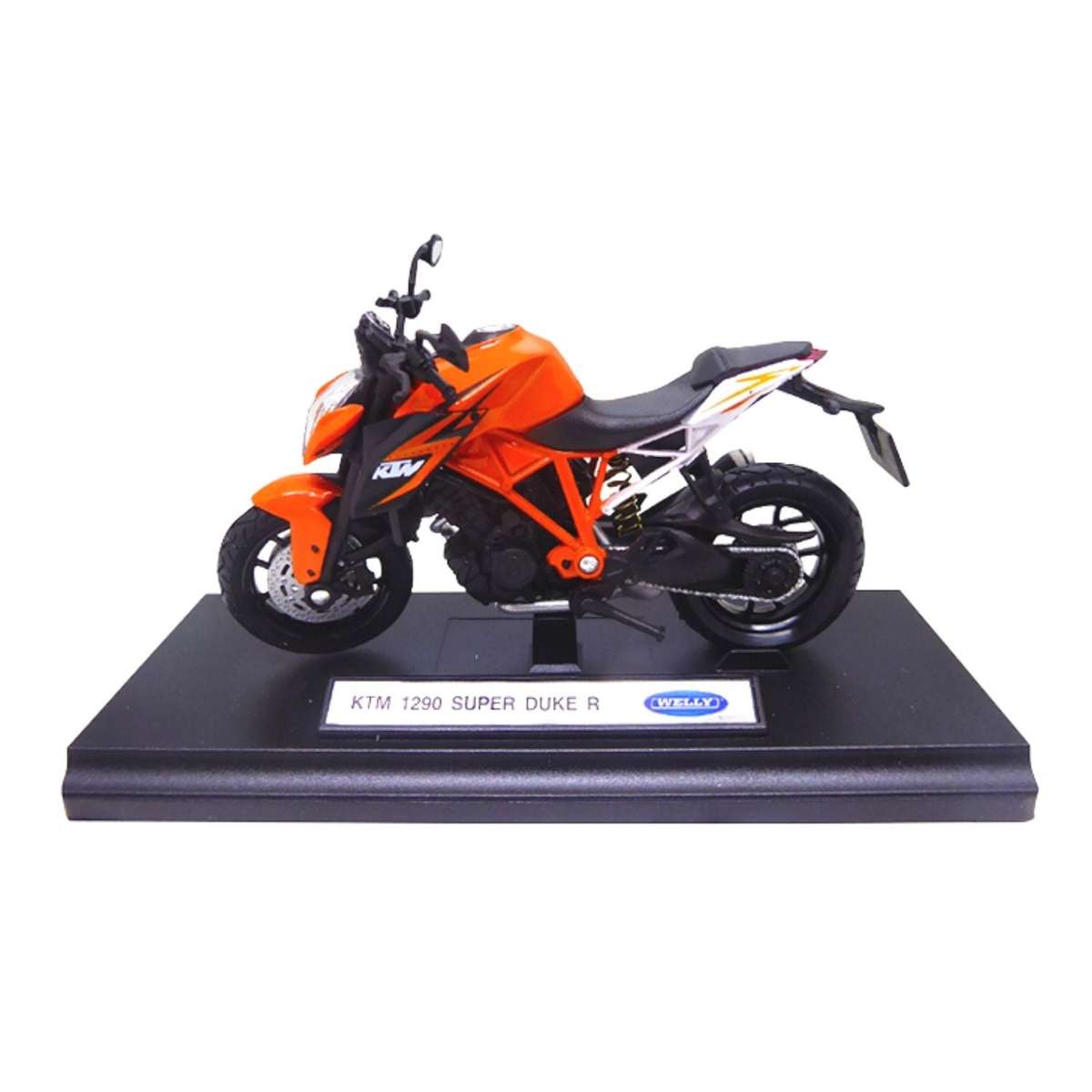 Welly 1:18 KTM 1290 Super Duke R Orange Diecast Motorcycle