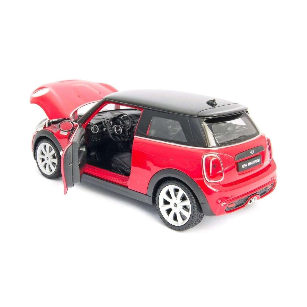 Welly New Mini Hatch Red 1:24 Scale Diecast Car