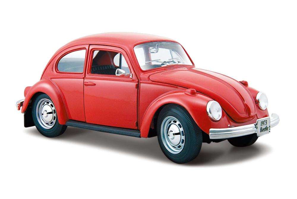 Maisto 1/24 Volkswagen Beetle 1973 Red