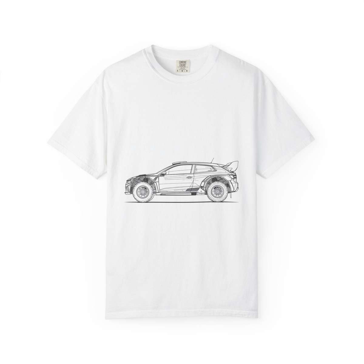 Rally Car Side-Profile T-Shirt side profile wrc rally car Dakar championship