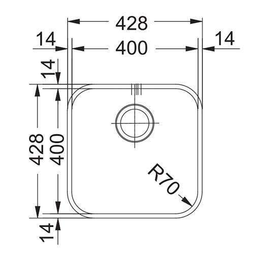 Stella SVX110-40 Undermount Sink