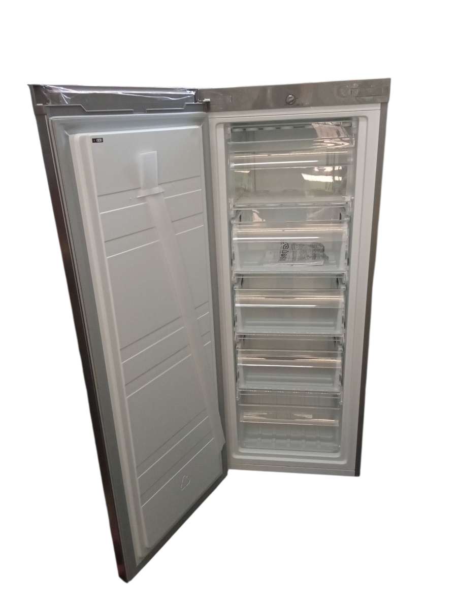 MIDEA 160L Upright Freezer Stainless Steel