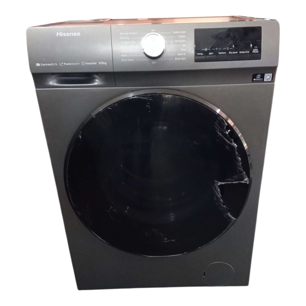 HISENSE 8KG/5KG SMART WASHER DRYER WITH INVERTER