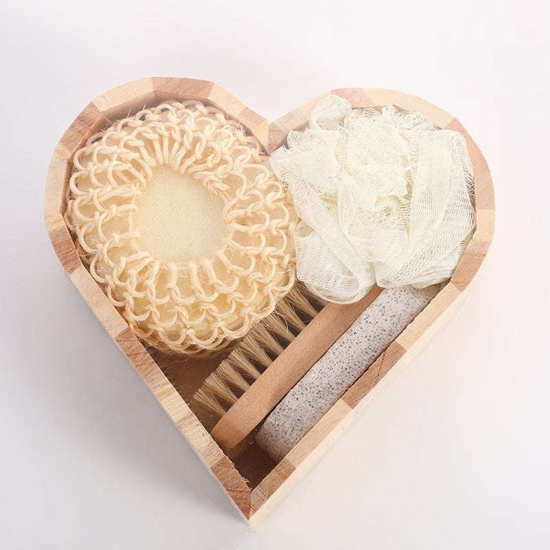Luxury 5-Piece Wooden Bath & Body Gift Set