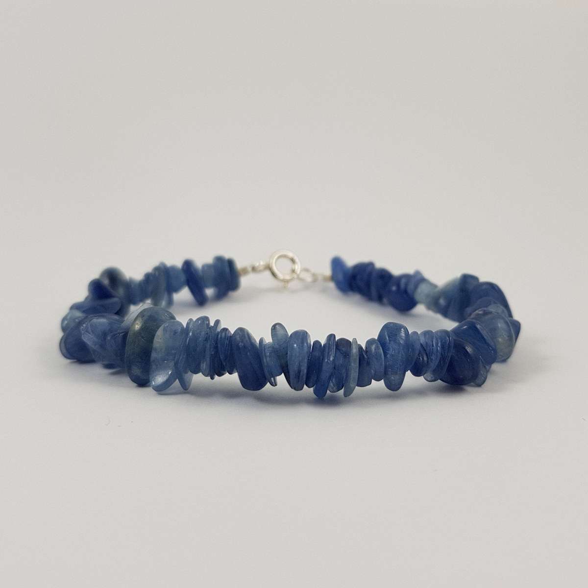 Kyanite & Sterling Silver Bracelet - 18.5 cm