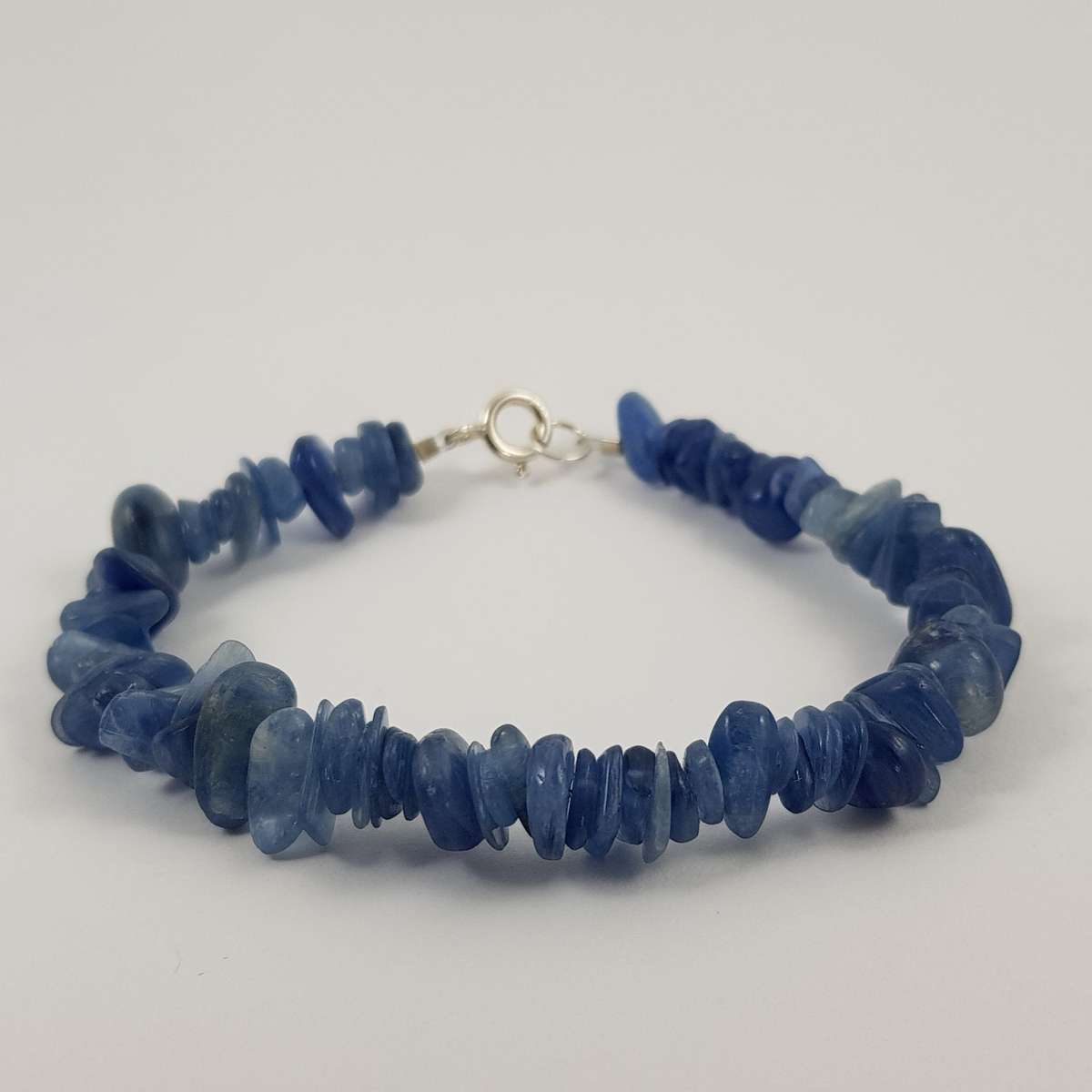 Kyanite & Sterling Silver Bracelet - 18.5 cm